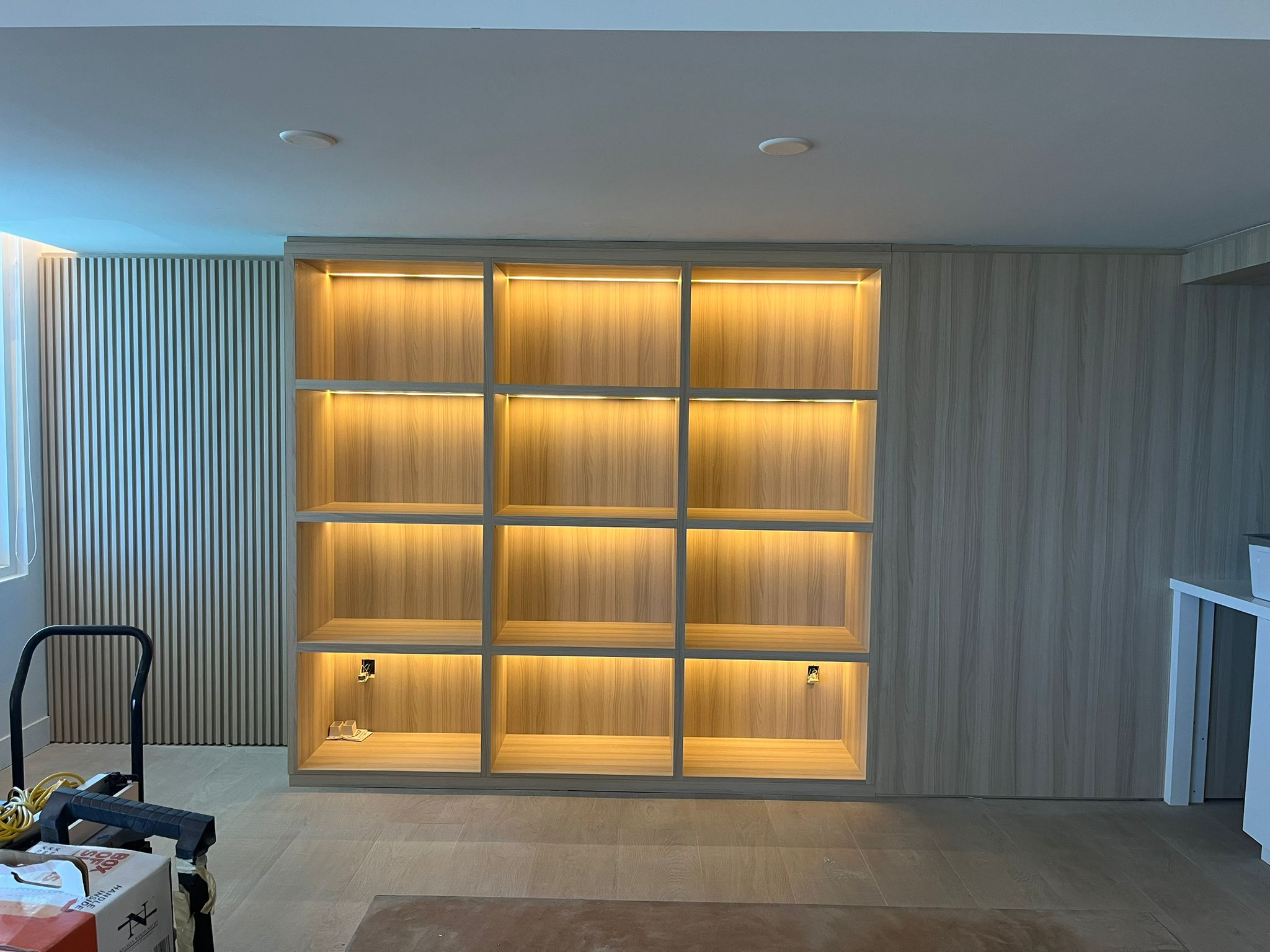 LED-Lit Display Shelving